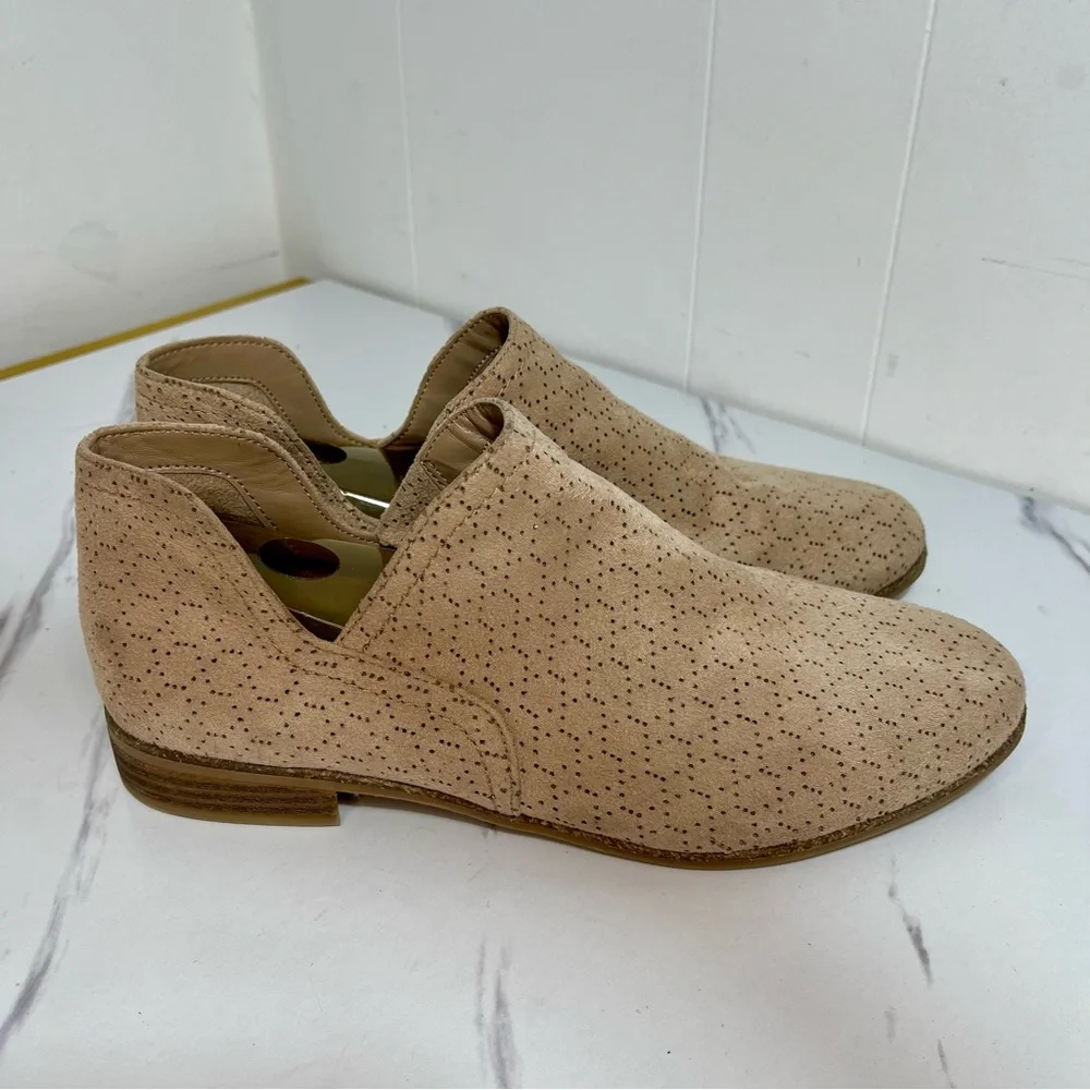 Dr. Scholl's Rate Cream Comfort Ankle Booties with Textured Pattern Size 10M